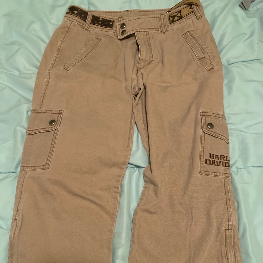 Cropped Harlie Davison shorts